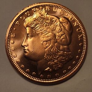 1oz .999 Fine Copper Round